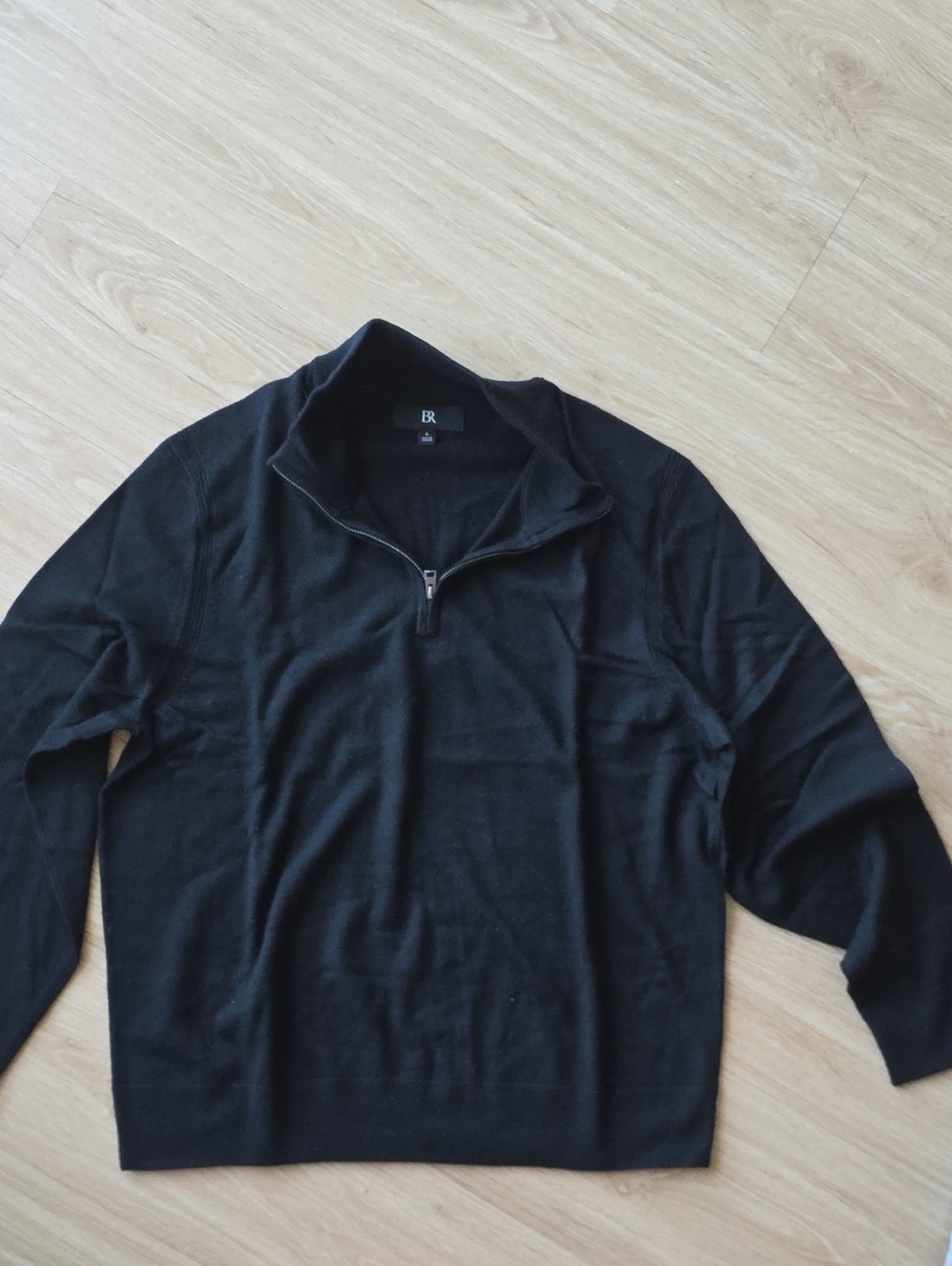 Banana Republic Half-zip Merino Extra Fine Wool